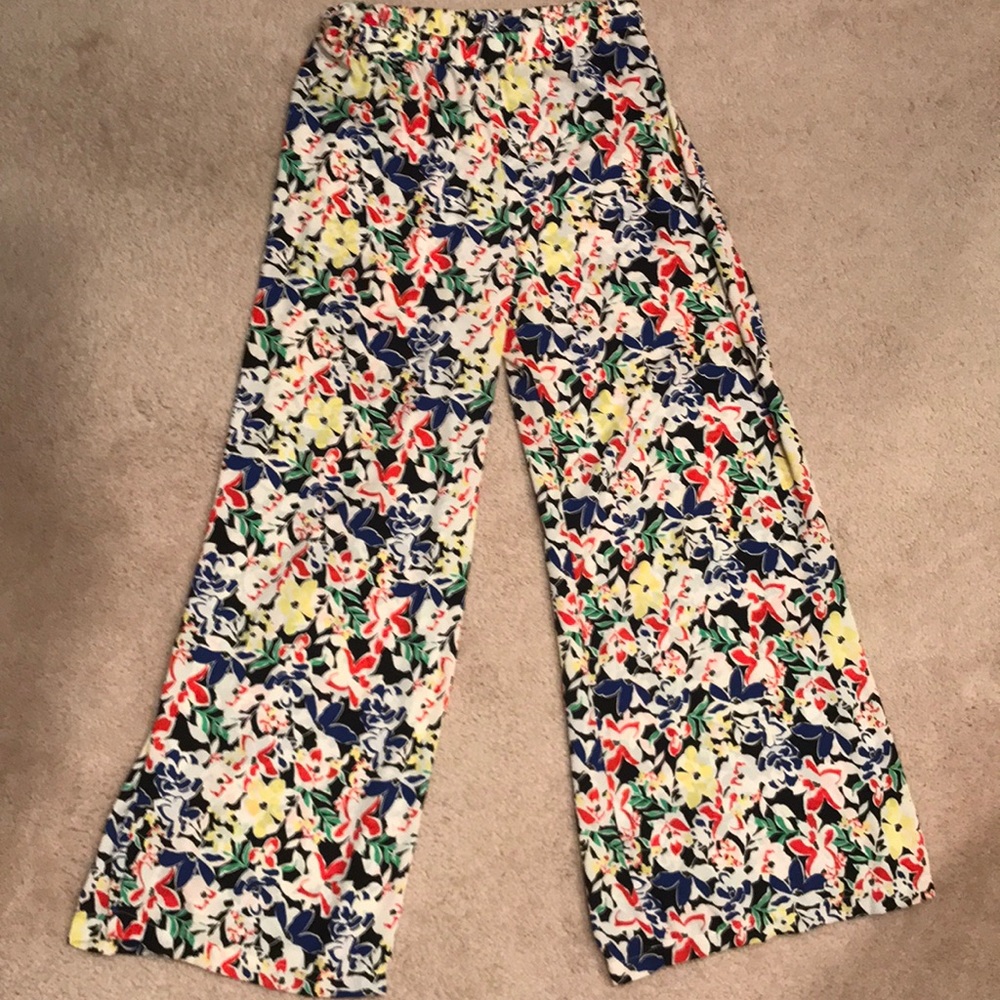 Floral Print Palazzo Pants